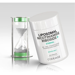 Viên Uống Thuần Chay Trẻ Hóa, Tăng Cường Sức Khỏe Codeage Liposomal NR+ (Nicotinamide Riboside+) CodeAge Authorized
