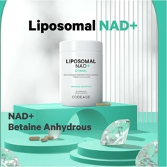 Viên Uống Codeage NAD+ Giúp Trẻ Hóa Đẹp Da, Tăng Cường Sức Khỏe Và Tuổi Thọ Codeage Liposomal NAD+