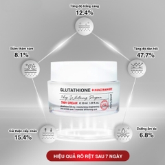 Kem trắng da 7day Whitening Program Glutathione 700 V- MẪU MỚI-hàn