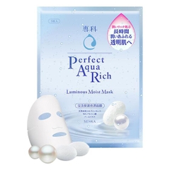 MẶT NẠ DƯỠNG ẨM TRẮNG DA PERFECT AQUA RICH LUMINOUS MOIST MASK SENKA