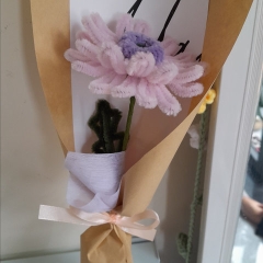 BÓ HOA HƯỚNG DƯƠNG KẼM NHUNG HANDMADE