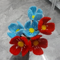 BÓ HOA HƯỚNG DƯƠNG KẼM NHUNG HANDMADE