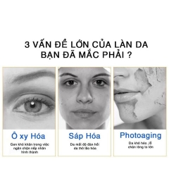 MẶT NẠ VÀNG 24K HỘP 10 CÁI DƯỠNG ẨM PHỤC HỒI HƯ TỔN DA MẶT - GDN