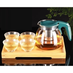 BỘ BÌNH/ẤM CHÉN TRÀ CÓ KHAY LỌC 5 MÓN - GDN