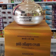 KEM BODY VÀNG COLLAGEN RAWOORI DƯỠNG TRẮNG 150G SPF 50+ - SU