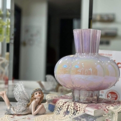 LỌ HOA THỦY TINH ÁNH TÍM ĐẸP -PHƯƠNG THỦY MART
