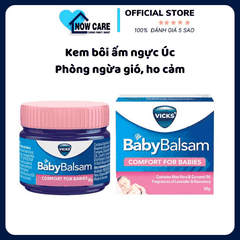 KEM BÔI ẤM NGỰC PHÒNG NGỪA GIÓ, HO CẢM BABY BALSAM - VICKS