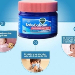 KEM BÔI ẤM NGỰC PHÒNG NGỪA GIÓ, HO CẢM BABY BALSAM - VICKS