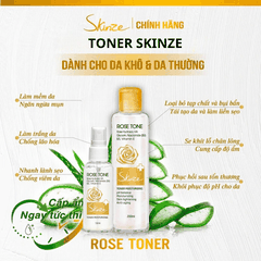 NƯỚC HOA HỒNG TONER SKINZE MOISTURIZING DÀNH CHO DA KHÔ VÀ DA THƯỜNG