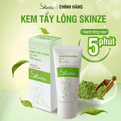 KEM TẨY LÔNG SKINZE HAIR REMOVAL TẨY LÔNG NÁCH LÔNG CHÂN LÔNG TAY VIỀN BIKINI SẠCH HƠN WAX LÔNG CẠO LÔNG