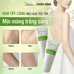KEM TẨY LÔNG SKINZE HAIR REMOVAL TẨY LÔNG NÁCH LÔNG CHÂN LÔNG TAY VIỀN BIKINI SẠCH HƠN WAX LÔNG CẠO LÔNG
