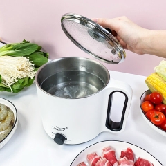 NỒI LẨU MINI CẦM TAY ,NỒI NẤU CƠM,NẤU MÌ ĐA NĂNG MINI DOZZI 1.5L DZE128W-PHƯƠNG THỦY MART