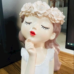 LỌ HOA DECOR MẪU BÌNH HOA CÔ GÁI TRANG TRÍ NHÀ