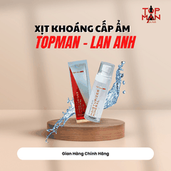XỊT KHOÁNG CẤP ẨM TOP-MAN 100ML THẨM THẤU NHANH CẤP ẨM TỨC THỜI, THÀNH PHẦN TỪ THIÊN NHIÊN - TOP-MAN LANANH