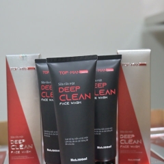 COMBO DA SẠCH SỮA RỬA MẶT DEEP CLEAN 100ML + KEM CHỐNG NẮNG SUN BLOCK 40ML - MỸ PHẨM LAN ANH