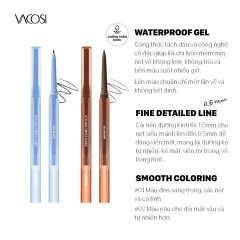 GEL KẺ MẮT KHÔNG LEM VM26 VACOSI