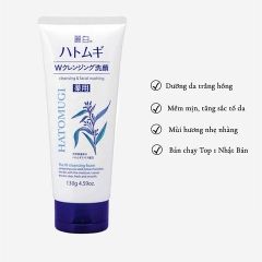 SỮA RỬA MẶT 130GR- HATOMUGI