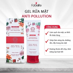 GEL RỬA MẶT ANTI POLLUTION DÀNH CHO DA DẦU LÀM SẠCH, LÀM SÁNG, TRẮNG DA - FOBELIFE