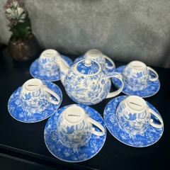 BỘ ẤM CHÉN UỐNG TRÀ BẰNG ĐỒNG HỌA TIẾT CỔM ĐẸP BỘ QUÀ TẶNG BÌNH CHÀ ĐẤT NUNG TỬ SA CAO CẤP - PHƯƠNG THỦY MART