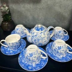 BỘ ẤM CHÉN UỐNG TRÀ BẰNG ĐỒNG HỌA TIẾT CỔM ĐẸP BỘ QUÀ TẶNG BÌNH CHÀ ĐẤT NUNG TỬ SA CAO CẤP - PHƯƠNG THỦY MART