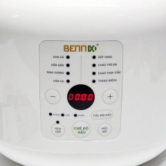 NỒI NẤU CHẬM ĐIỆN TỬ LÕI SỨ HẦM CHÁO CHO BÉ 8 CHỨC NĂNG, HẦM GÀ, KHO CÁ..BN-30SLC - BENNIX