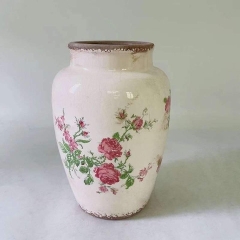 BÌNH GỐM SỨ HOA VĂN SANG TRỌNG ,CAO CẤP-