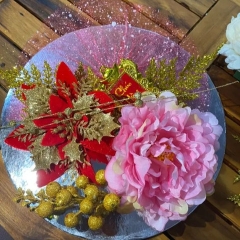 SET HOA TRANG TRÍ THÁP BÁNH KẸO TẾT - SU