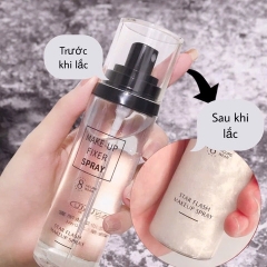 XỊT KHÓA NỀN HANUMU MAKE UP FIXED SPRAY LÂU TRÔI KIỂM SOÁT DẦU TRÊN DA ÁNH NHŨ LỚP TRANG ĐIỂM - GDN