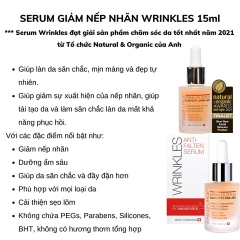 CM BRIDGE- SERUM GIẢM NẾP NHĂN WRINKLES 15ML- SWISSFORCE