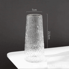 LỌ HOA THỦY TINH CỔ VIỀN VÀNG CTB571 - BECHIP