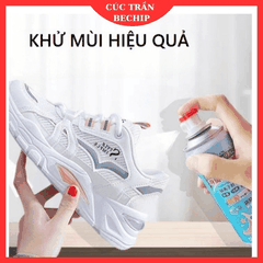 CHAI XỊT KHỬ MÙI GIÀY DÉP DIỆT KHUẨN CÔNG NGHỆ NANO BẠC CTB76 – BECHIP