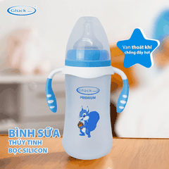 THIÊN AN - BÌNH SỮA THỦY TINH PREMIUM 240ML GLUCK BABY