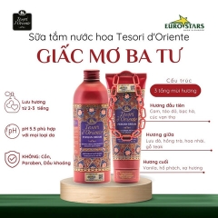 SỮA TẮM NƯỚC HOA TESORI D'ORIENTE Ý CHÍNH HÃNG 500ML HƯƠNG THƠM LƯU TRỮ CẢ NGÀY KÈM VÒI -PHƯƠNG THỦY MART
