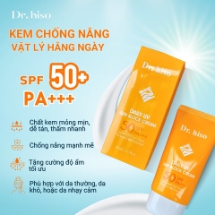 TUÝP] KEM CHỐNG NẮNG DR. HISO DAILY UV SUN BLOCK CREAM SPF 50 - 70ML