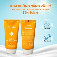 TUÝP] KEM CHỐNG NẮNG DR. HISO DAILY UV SUN BLOCK CREAM SPF 50 - 70ML