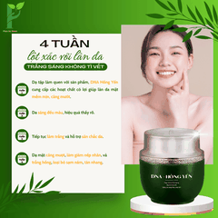 SET 1 HỘP KEM DƯỠNG DA DNA HỒNG YẾN - PHỤC HỒI, CẤP ẨM, TRẮNG HỒNG & MỊN MÀNG + 1 HỘP VIÊN UỐNG TRẮNG DA NINE’S BEAUTY - PHAN AN GREEN
