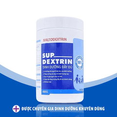 BỘT MALTODEXTRIN SUPDEXTRIN (400G) BỔ SUNG DINH DƯỠNG VÀ NĂNG LƯỢNG CAO CHO NGƯỜI GẦY YẾU, SUY DINH DƯỠNG - NUTRI MIỀN NAM