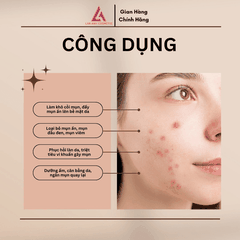 COMBO HẾT MỤN SÁNG DA - SERUM TRỊ MỤN, SỮA RỬA MẶT, KEM CHỐNG NẮNG - TOPMAN LAN ANH