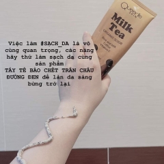 TẨY TẾ BÀO CHẾT MILK TEA 200ML - QUEENIE SKIN