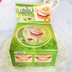 KEM TẨY TRẮNG RĂNG THÁI LAN GREEN HERB HŨ LỚN 25G TẶNG HỦ NHỎ 10G - GDN