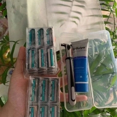 BỘ DAO CẠO RÂU 36 LƯỠI TẶNG TUÝP KEM - GDN