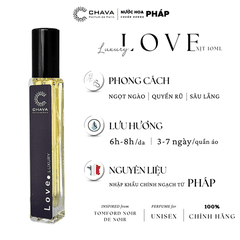 COMBO QUÀ TẶNG] 2 NƯỚC HOA CHAVA LUXURY 10ML - CHAVA
