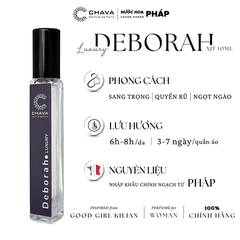 [COMBO QUÀ TẶNG] 1 NƯỚC HOA SIMPLE 10ML + 1 NƯỚC HOA LUXURY 10ML - CHAVA