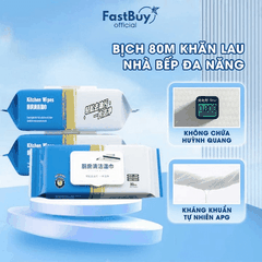 [COMBO 5 GÓI] KHĂN LAU BẾP ĐA NĂNG, GIẤY ƯỚT
