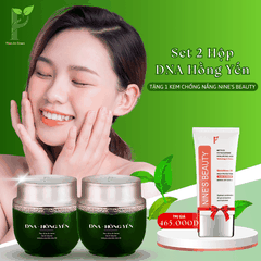 SET 2 HỘP KEM DƯỠNG DA DNA HỒNG YẾN - PHỤC HỒI, CẤP ẨM, TRẮNG HỒNG & MỊN MÀNG - PHAN AN GREEN