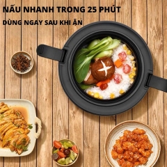 NỒI CƠM ĐIỆN MINI CHỐNG DÍNH ĐỦ 1-2 NGƯỜI ĂN