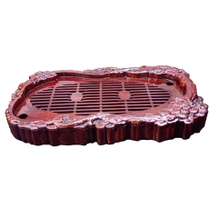 KHAY TRÀ TÙNG NHỰA GIẢ GỖ