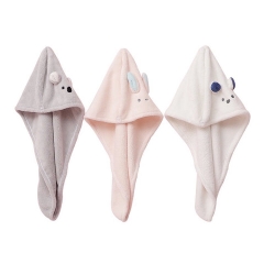 KHĂN QUẤN Ủ TÓC SIÊU THẤM, LÀM KHÔ TÓC HÌNH THÚ CUTE - SILVER