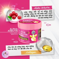 KEM BODY 500G ALPHA ARBUTIN COLLAGEN DƯỠNG TRẮNG DA CHỐNG NẮNG - GDN