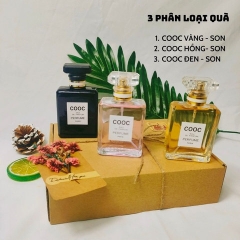 COMBO QUÀ TẶNG NGÀY QUỐC TẾ PHỤ NỮ ) SET SON + NƯỚC HOA COOC 50ML - KIM
